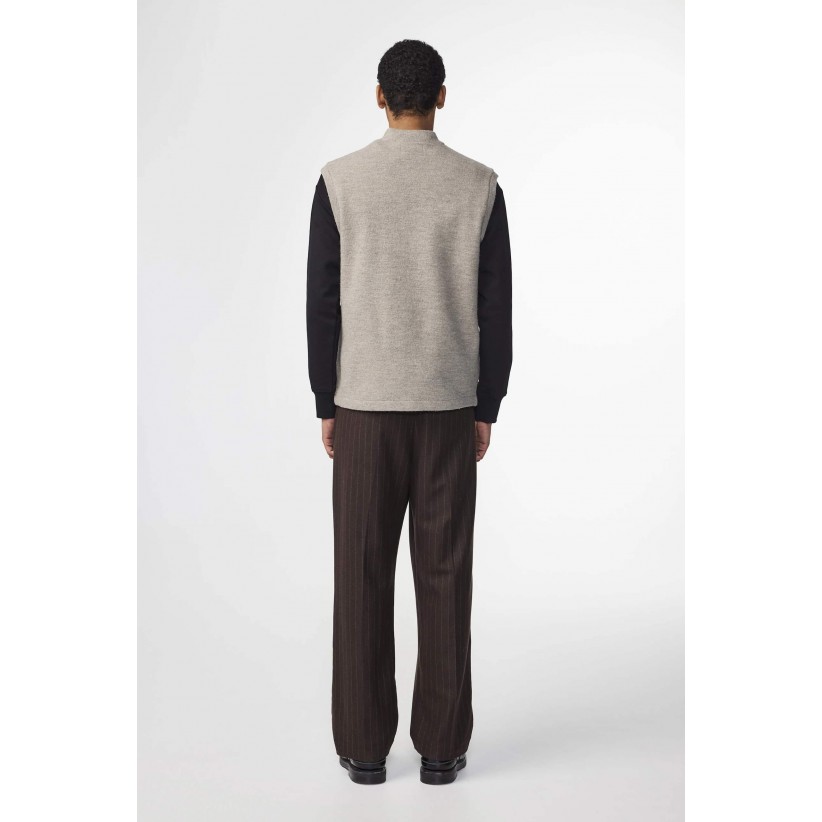 NN07OvershirtBoiledVest6398KhakiBeige-01