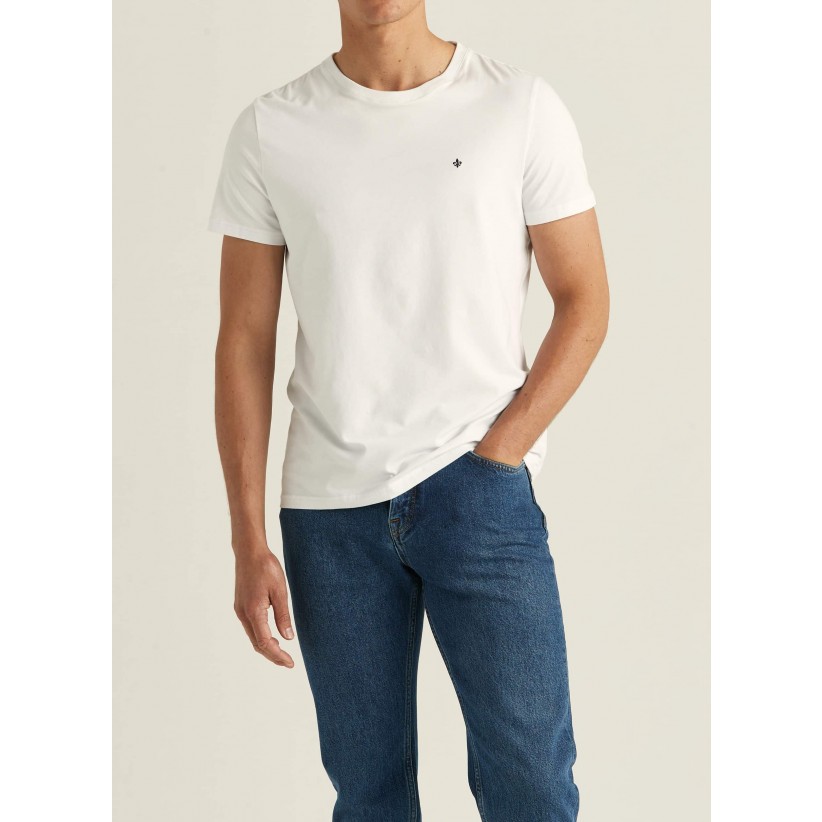 MORRIS STOCKHOLM, JAMES T-SHIRT I HVID