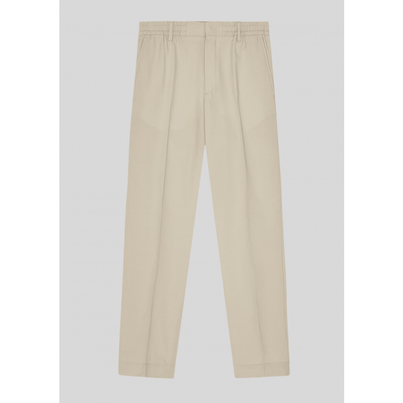 NN07, Bukser, Billie Seersucker Pant 1924, White Pepper