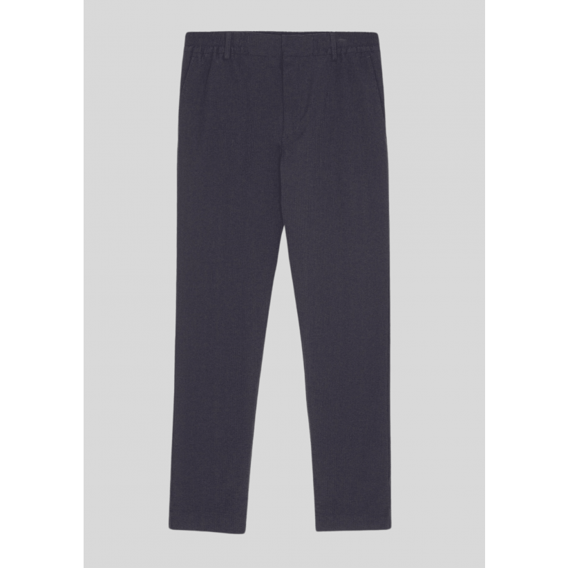 NN07, Bukser, Billie Seersucker Pant 1924, Navy Blue 