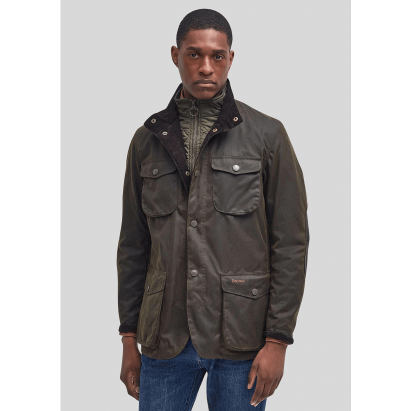 Barbour Jakke Ogston Wax Jacket Olive
