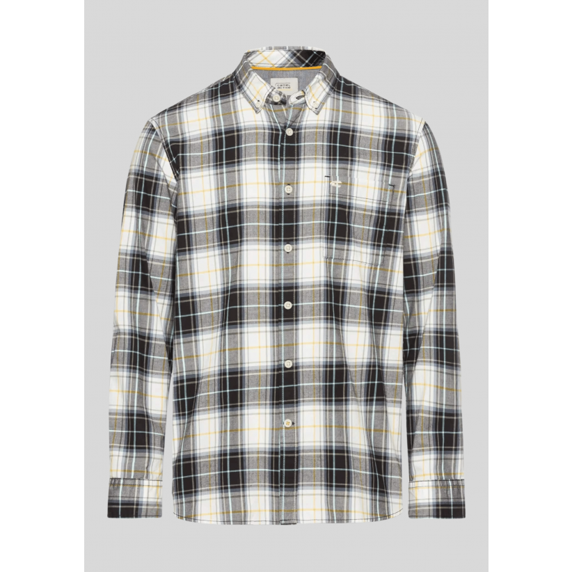 Camel Active, Skjorte, Black-White Check 