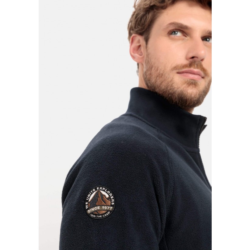 CamelActiveJakkeFleeceNavy-01