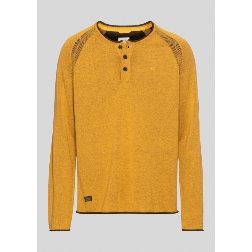 Camel Active, Strik, Heavy Henley, Yellow 