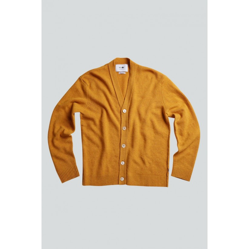 NN07, BJORN CARDIGAN I GUL