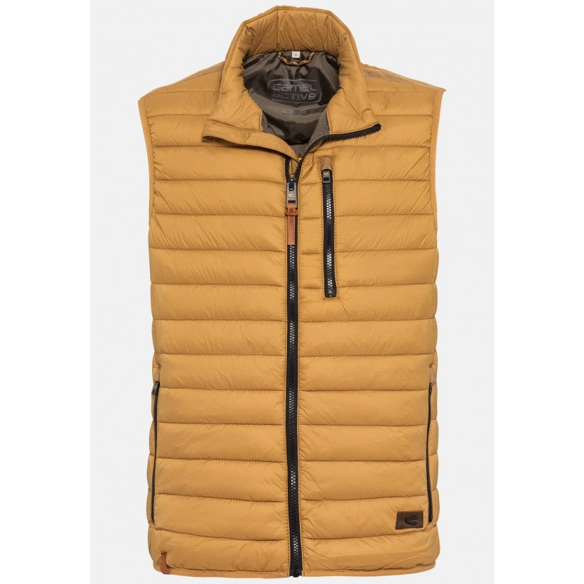 CAMEL ACTIVE, QUILTED VEST I SAND