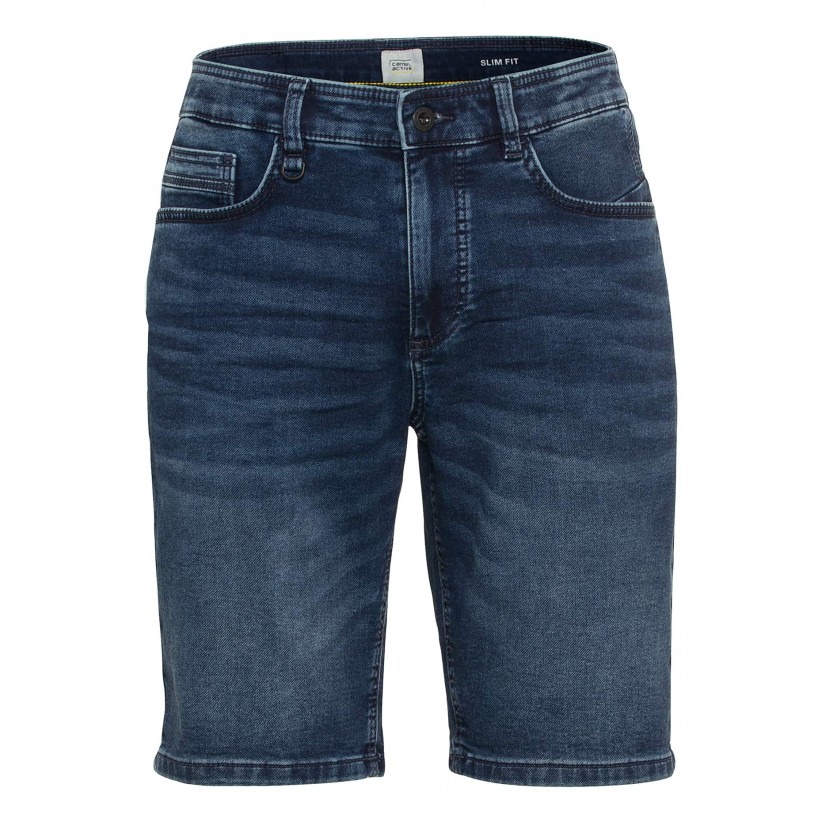 CAMEL ACTIVE, JOG-DENIM SHORTS I MØRK BLÅ