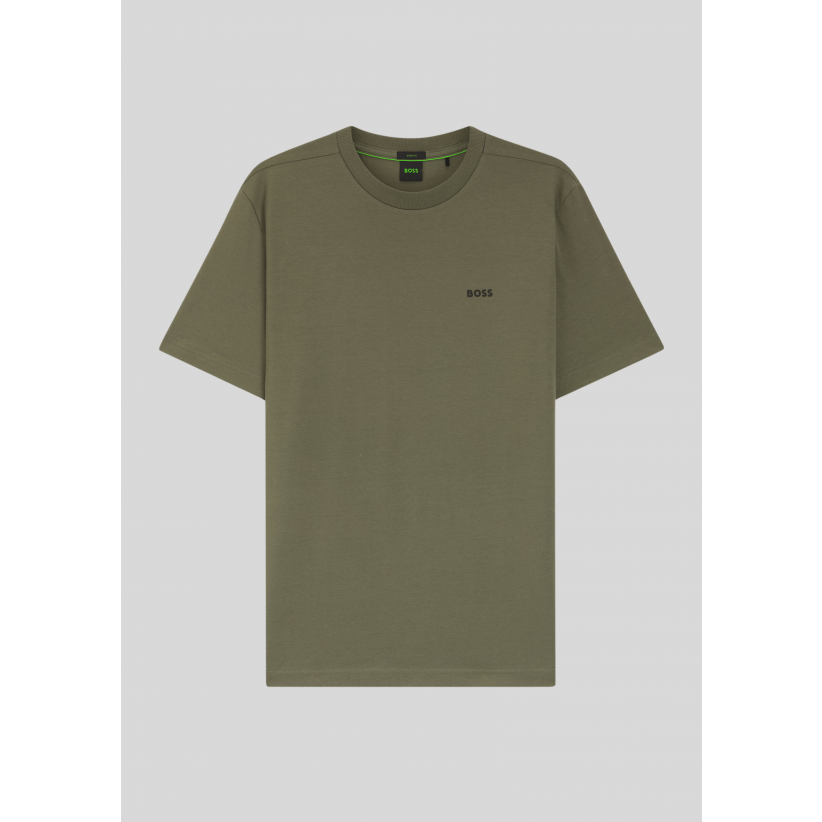 Boss, T-shirt, Stretch Tee, Army