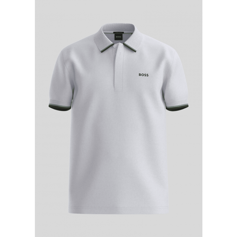 Boss, Polo, Paddy Lux Heritage, White 