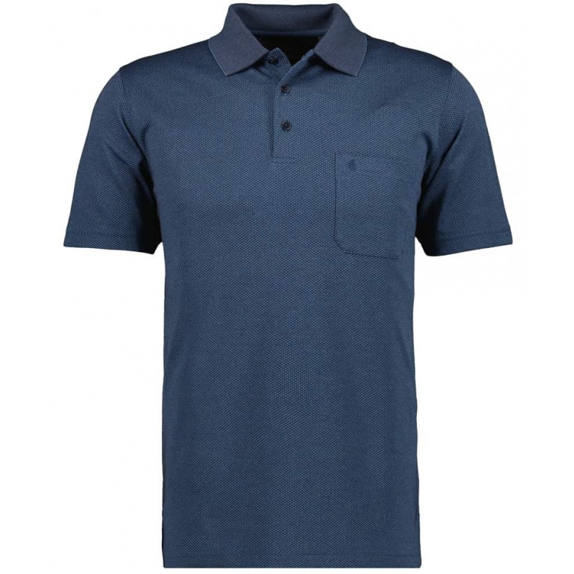 RAGMAN, FISHNET MICROFIBER POLO I NAVY