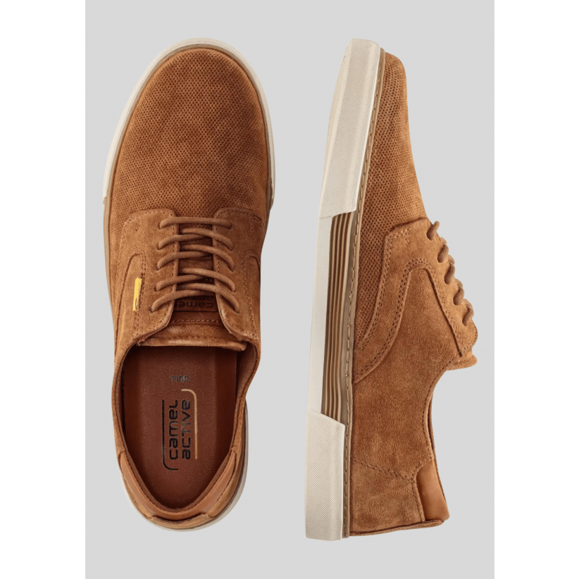 CamelActiveSkoLaceupLeatherCognac-01