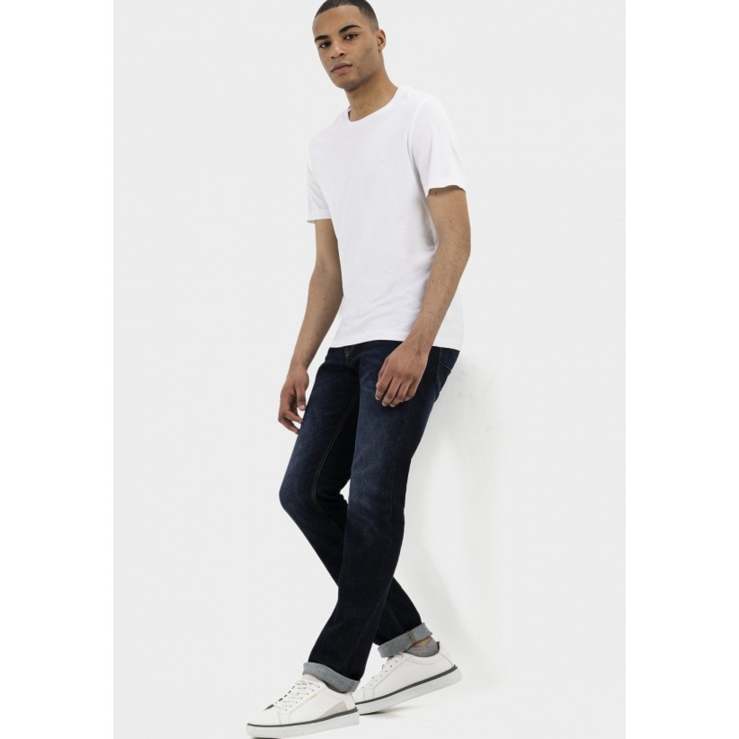 STRETCH JEANS, 'HOUSTON' / MØRK VASKET