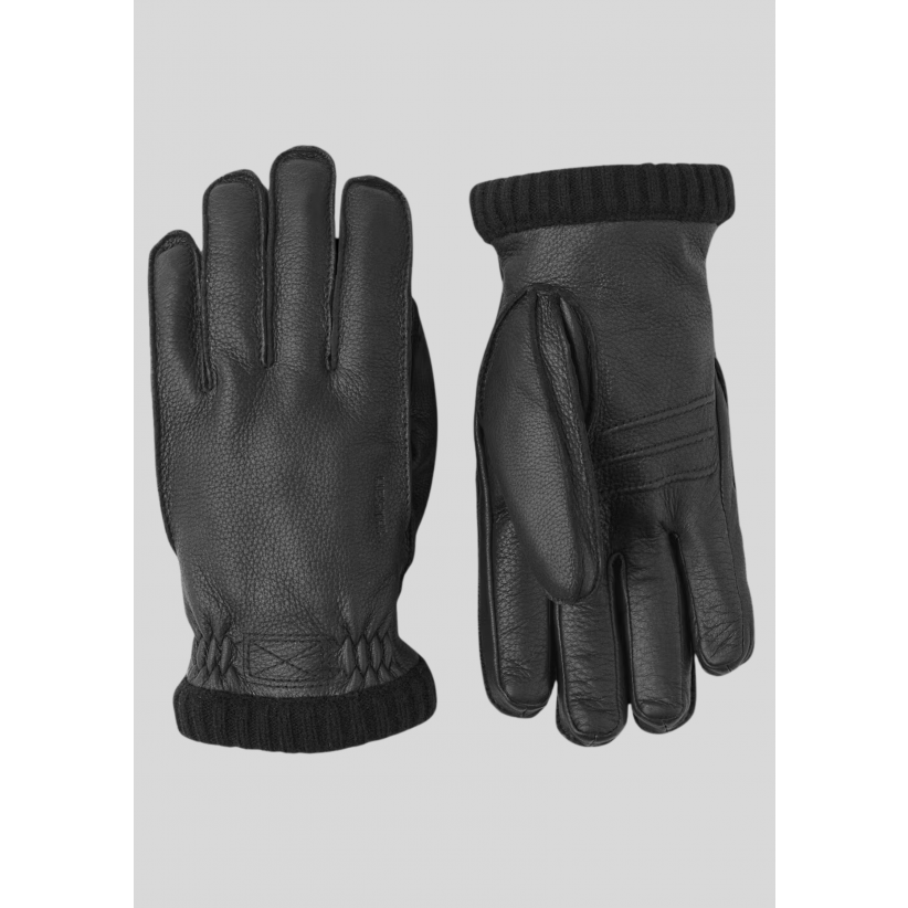Hestra, Handsker, Deerskin Primalift Rib, Black 