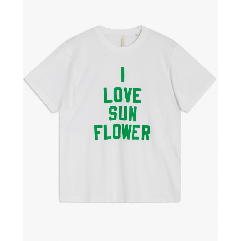 SUNFLOWER, SPORT LOVE TEE I HVID