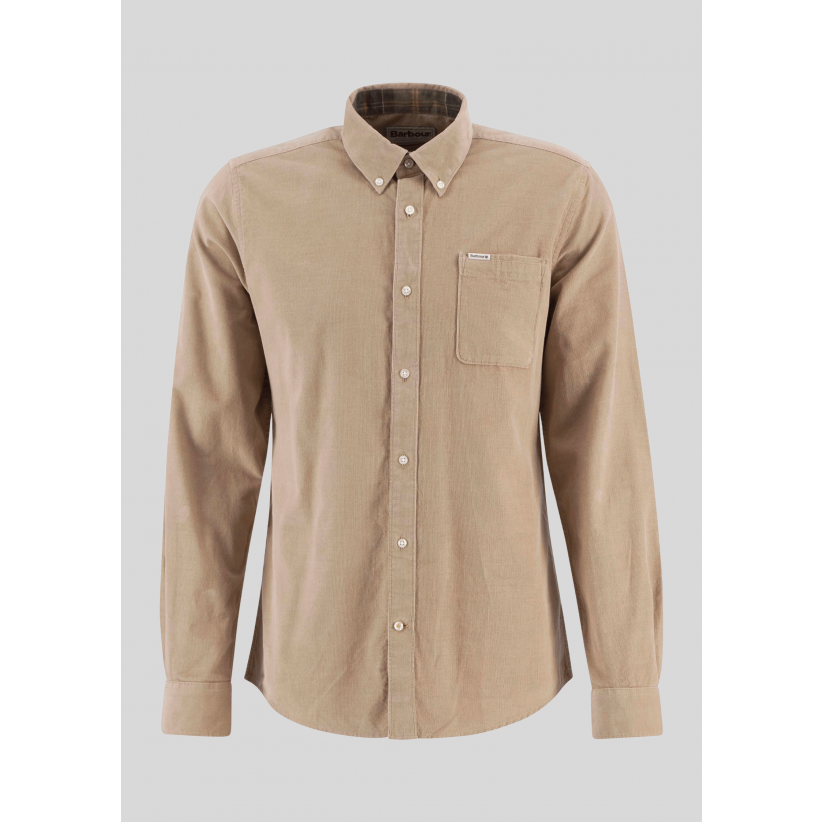 Barbour, Skjorte, Ramsey Cord, Washed Stone 