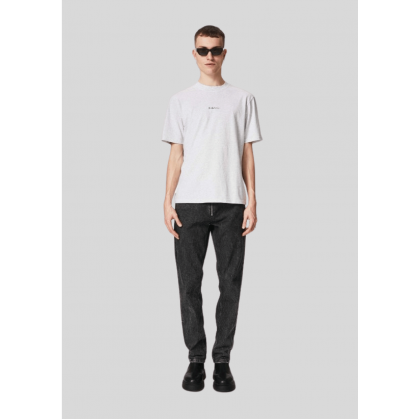 Han Kjøbenhavn, T-shirt, Daily Script, Grey Melange 