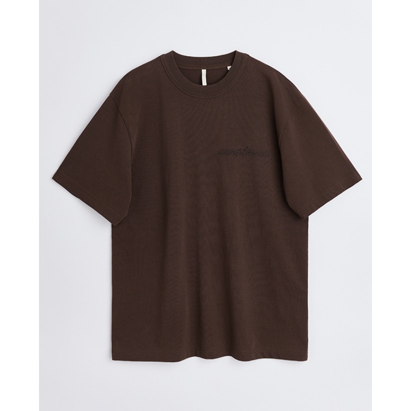 SUNFLOWER, MASTER LOGO TEE I BRUN