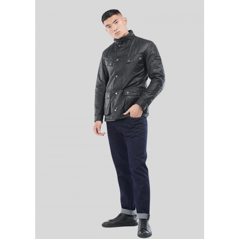 BarbourJakkeDukeWaxJacketBlack-03