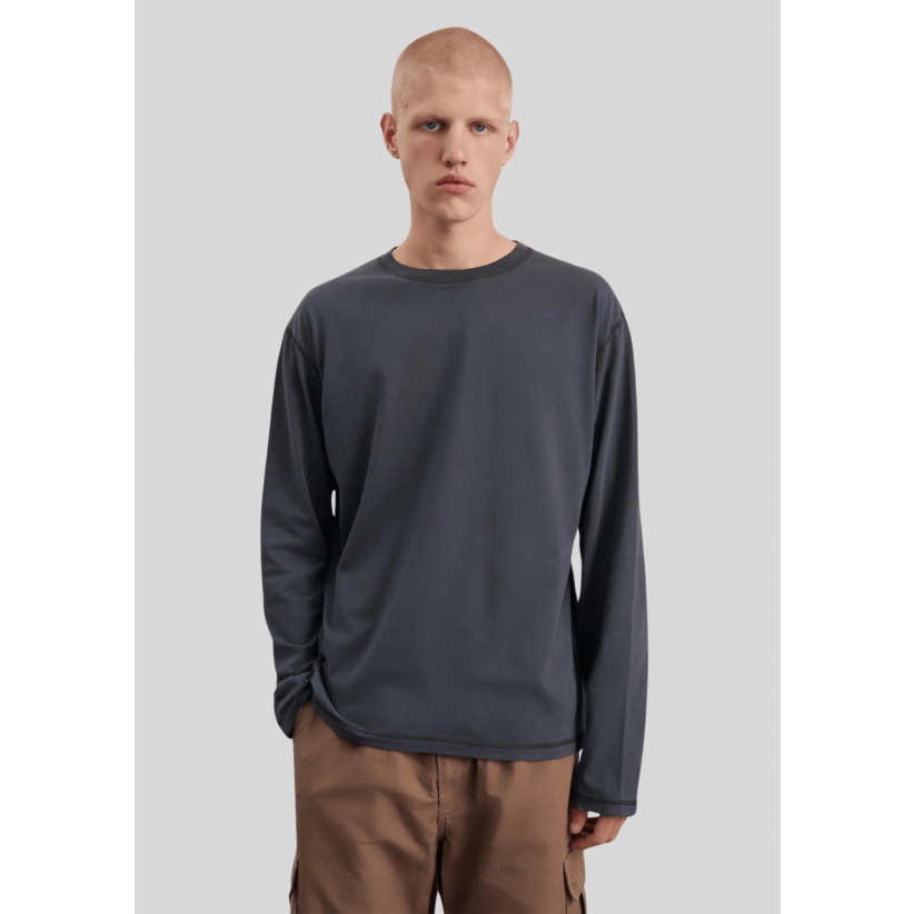 Another Aspect, T-Shirt, Another T-Shirt 3.0, Navy-Brown 