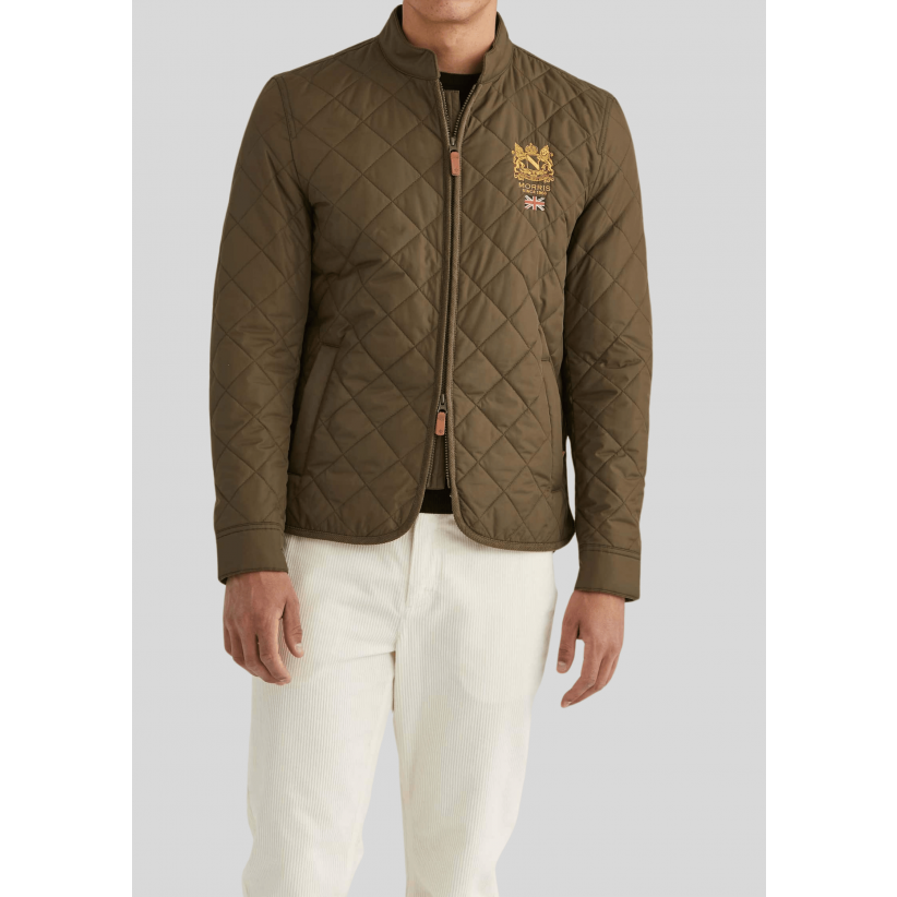 Morris Stockholm, Overtøj, Trenton Quilted Jacket, Olive