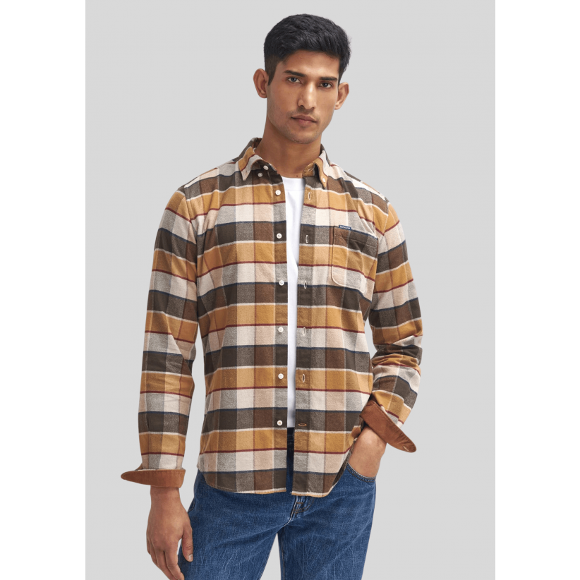 BarbourSkjorteValleyClassicBrown-01