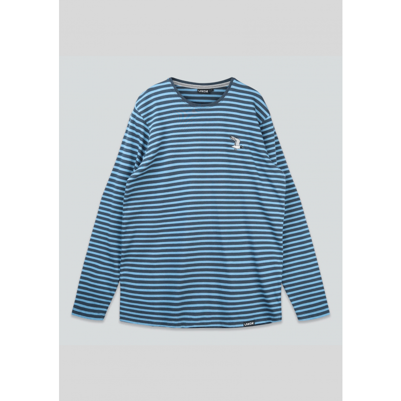 Lakor, T-shirt LS, Mini Flying Seagull, Captains Blue 