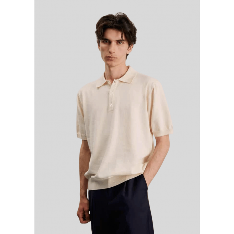Another Aspect, Polo Shirt 3.0, Ecru 