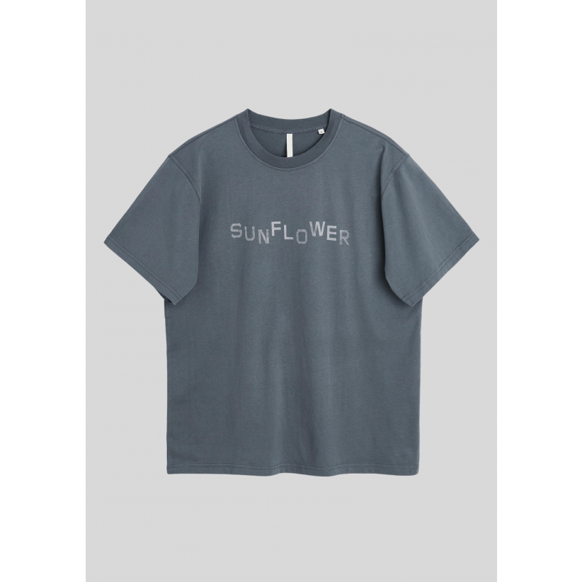 Sunflower, T-shirt, Easy Overdyed Tee, Antracite 