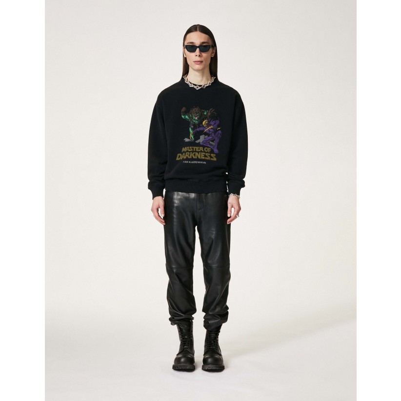 SWEATSHIRT, 'ARTWORK' / SORT