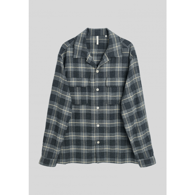 Sunflower, Skjorte, Pocket Shirt 1210, Grey Check