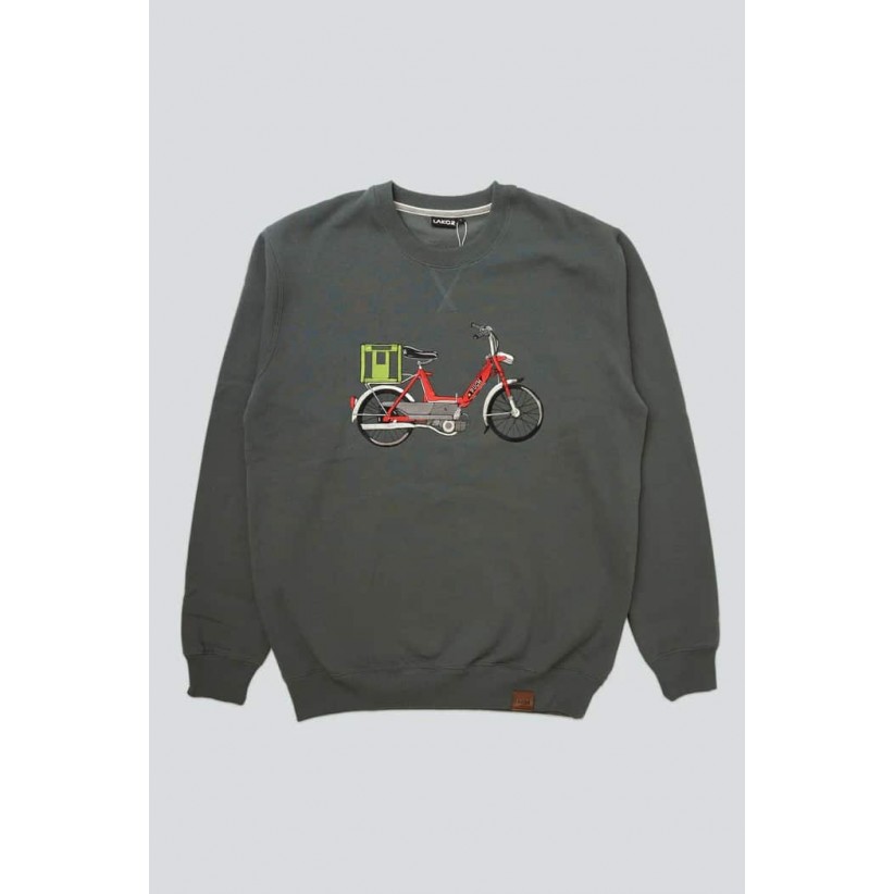 LAKOR, RED PUCH SWEATSHIRT I GRÅ 