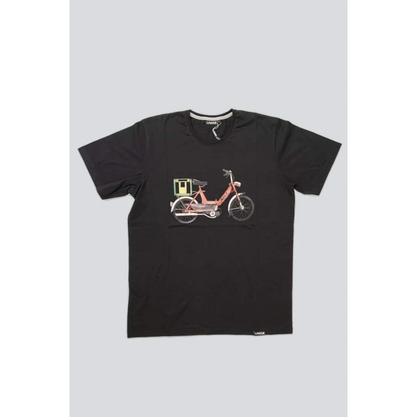 LAKOR, RED PUCH T-SHIRTS I SORT 