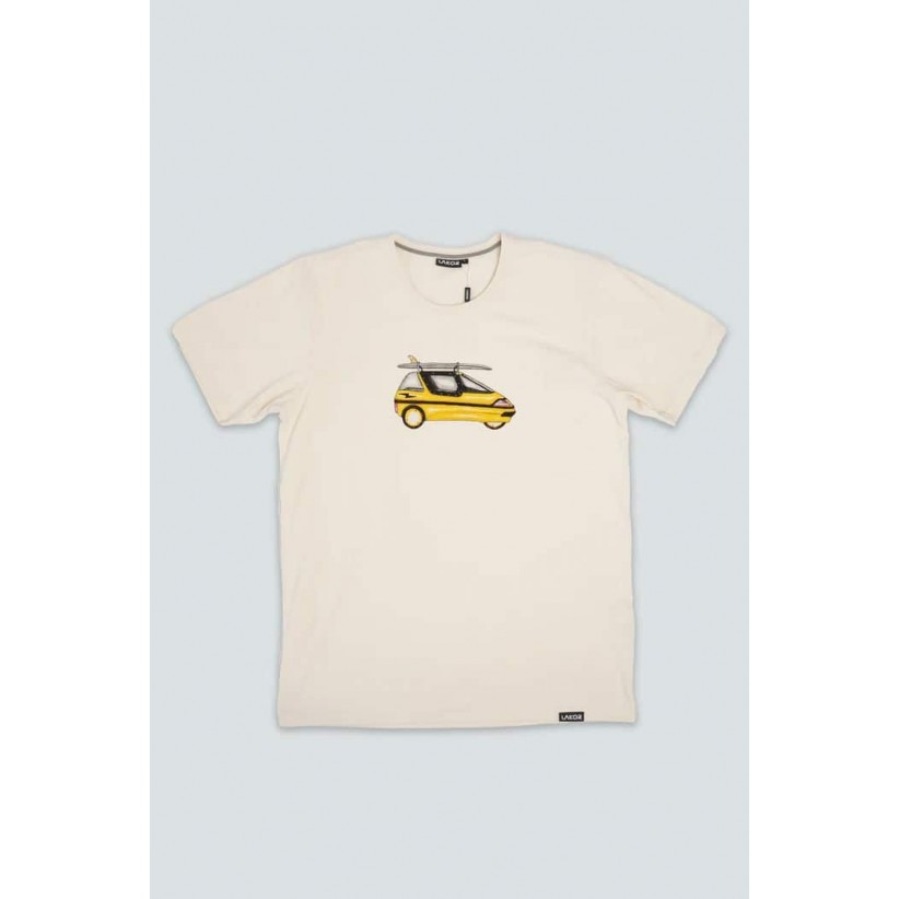 LAKOR, ELLERT T-SHIRT I RÅHVID 