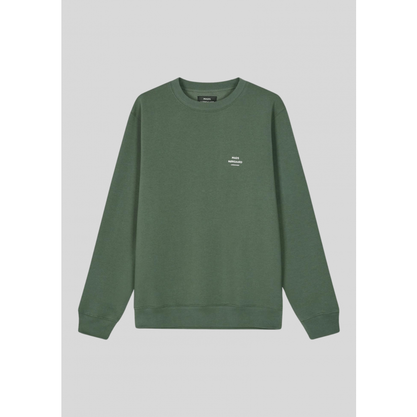 Mads Nørgaard, Sweatshirt, Standard Logo, Duck Green 