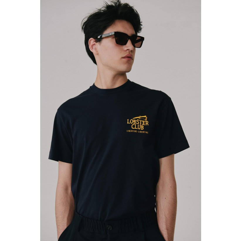 LIBERTINEBEATLOBSTERCLUBTEEINAVY-01