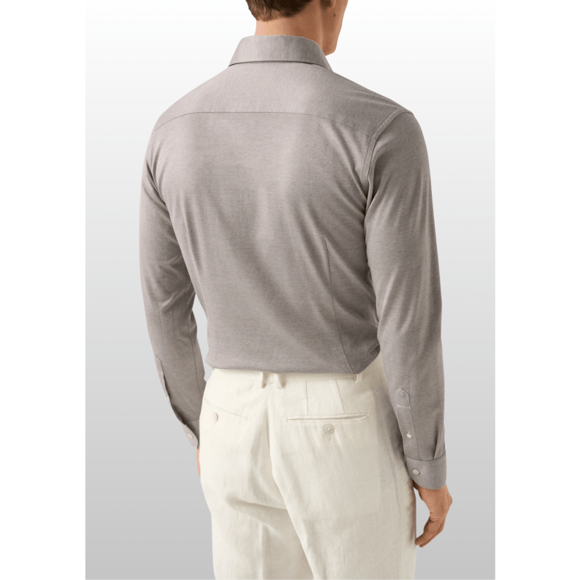 EtonSkjorteSlimFilodiScoziaJerseyShirtBrown-01