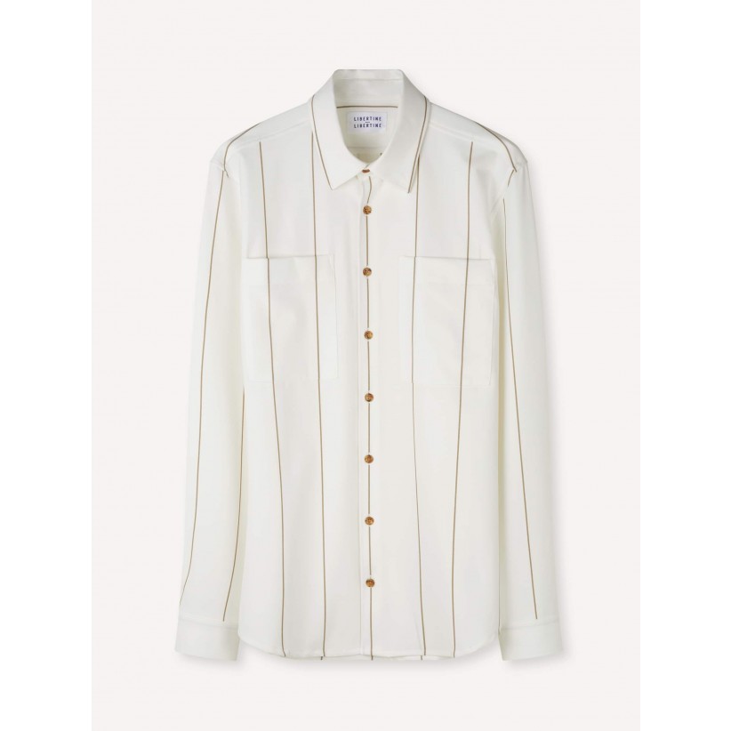 LIBERTINE, CANYON SHIRT I HVID STRIB