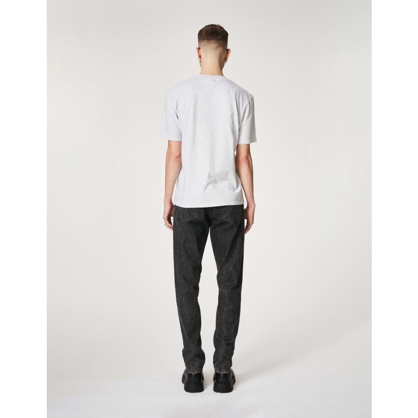 HanKjbenhavnTshirtDailyScriptGreyMelange-01