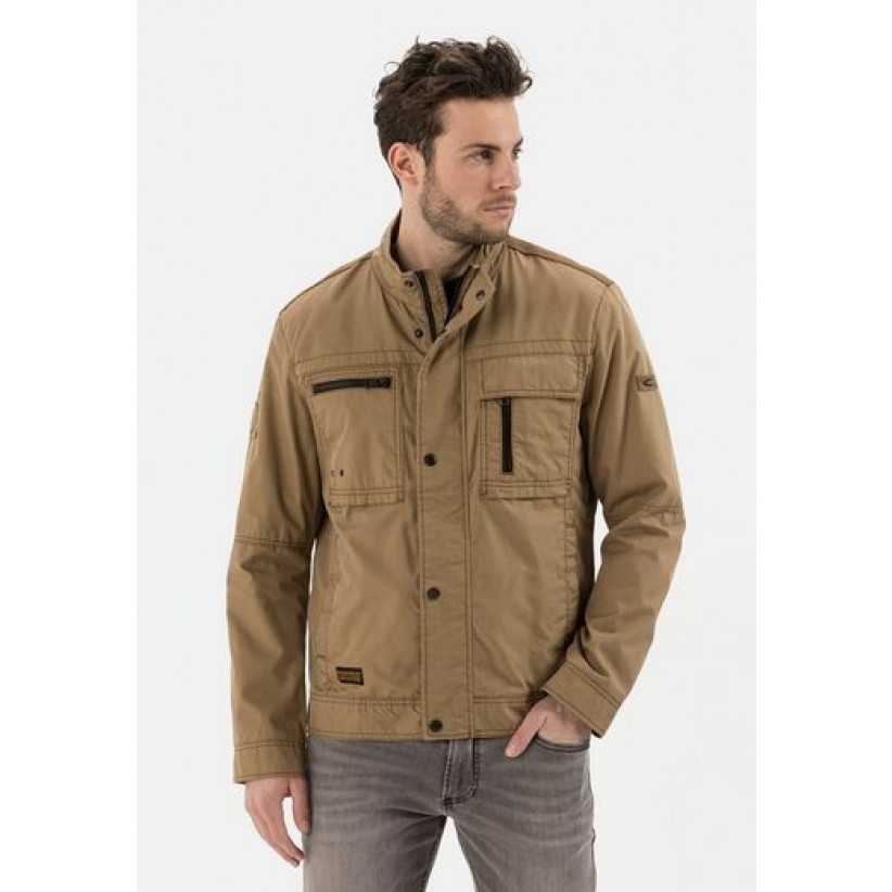 CAMEL ACTIVE, BOMULDS JAKKE I KHAKI