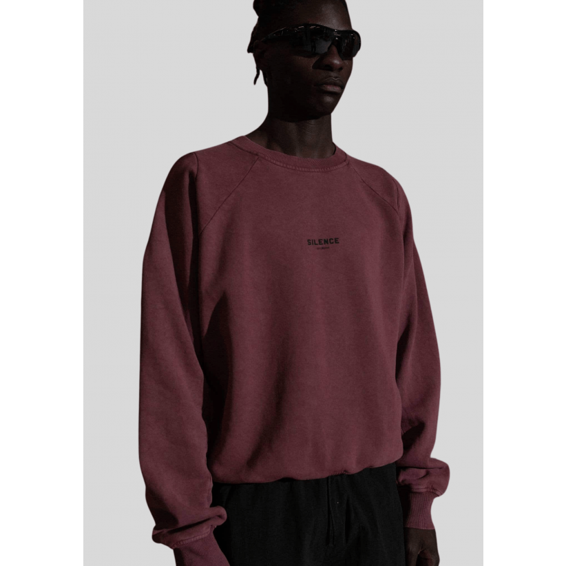 HanKjbenhavnSweatshirtRaglanCrewneckBloodRed-01