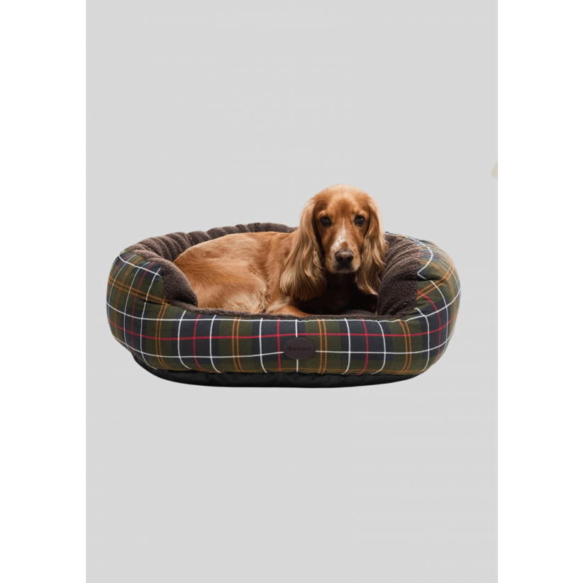 BarbourHundekurvSnuggleDogBed30ClassicTartan-01