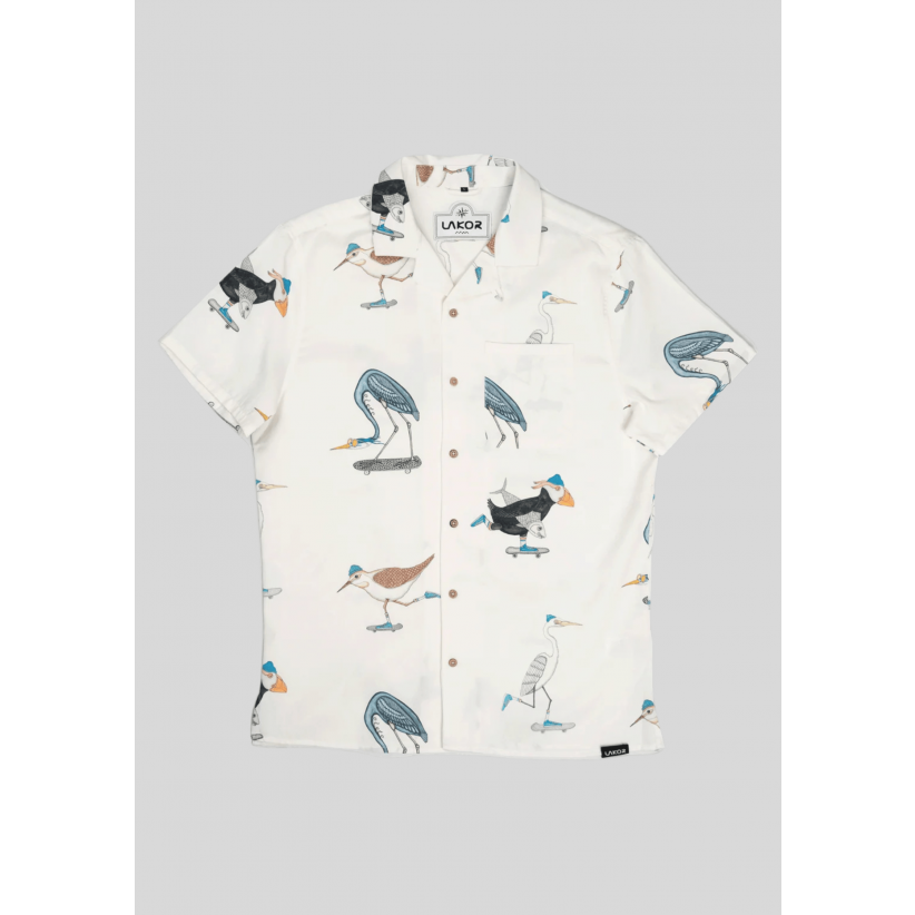 Lakor, Skjorte SS, Skating Birds, Star White 