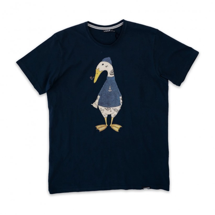 LAKOR, DUCK-OFF T-SHIRT I NAVY