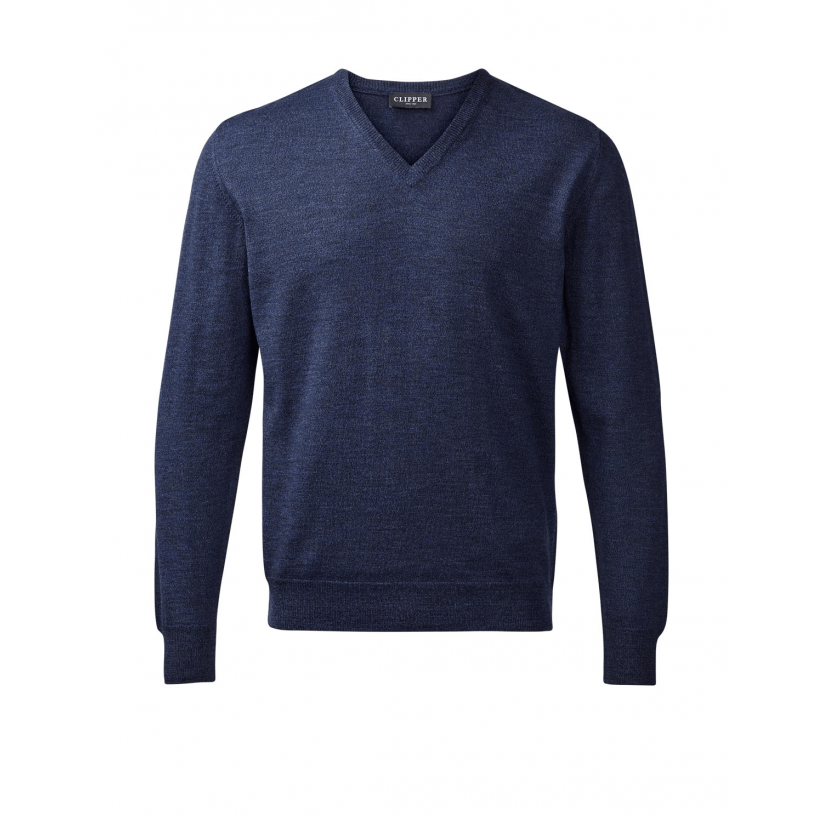 CLIPPER STRIK V-HALS / BLÅ 