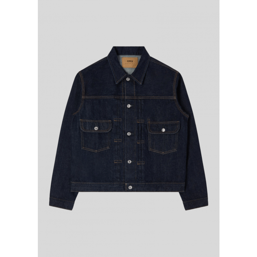 Edwin, Overshirt, Denim Jacket, Blue Rinsed