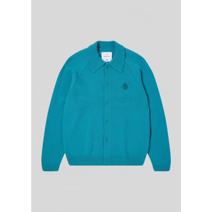 Edwin, Strik, Mars Polo Cardigan, Baltic