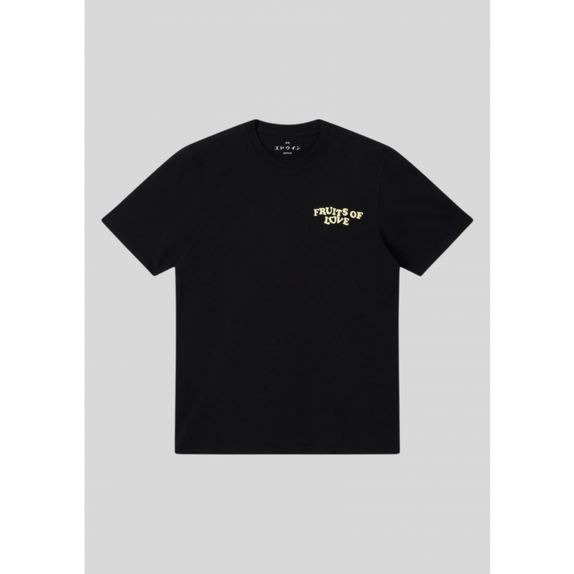 Edwin, T-shirt, Fruits Of Love T-shirt, Black