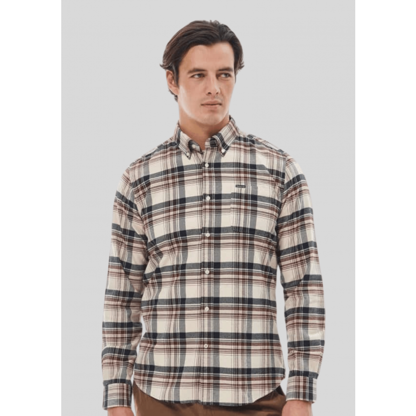 BarbourSkjorteShieldtonBordeaux-01