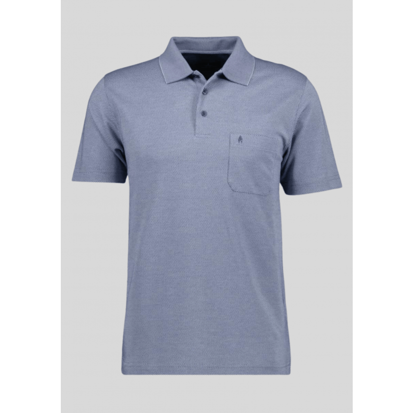 Ragman, Polo, Microfiber Fishnet, Dove