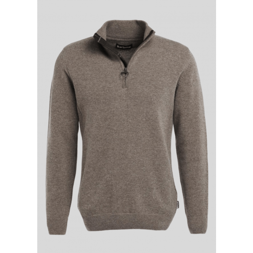 Barbour, Strik, Holden Halfzip, Brun 